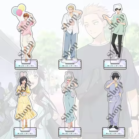 Anime The Fragrant Flower Blooms With Dignity Acrylic Stand Figures Rintaro Tsumugi Kaoruko Waguri C