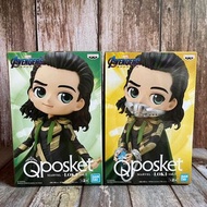 (日版)全新Q posket Marvel Avengers endgame Loki battle ver.復仇者聯盟雷神洛基魔方手扣口罩款Qposket 日本正版公仔模型figure