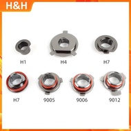 【H&H】 V7-9005/9006/9012/H11/H7/H4 Car LED Headlight Bulb Retainer Clips Adapter Holder