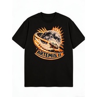 Artemis Ii Space Nebula T-Shirt, Colorful Cloud Print, Vibrant Space Tops