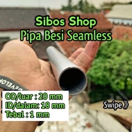 Seamless Iron Pipe Od 20mm Id 18mm Thickness 1mm Length 20cm to 100cm