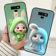 Samsung note 9 Case Printed With Super cute Rabbit Picture