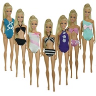 Doll wears clothing, Barbie doll wears swimsuit diy Free single-piece swimsuit clothing bag58Yuan Dr
