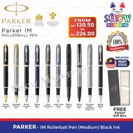 Parker IM Rollerball Pen Chrome Trim (Black Ink) - Premium Gift Pen
