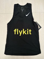 nike running aeroswift  dri-fit adv 系列馬拉松比賽黑色男裝跑步運動背心