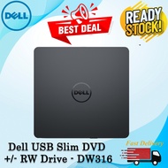 (READY STOCK) Dell USB Slim DVD +/- RW Drive - DW316
