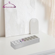 [deevoka] Business Card Holder,8 Compartment Container,for Office Meetings and Events