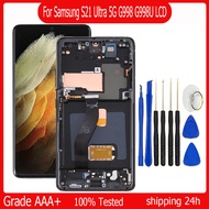 6.8" Super OLED For Samsung S21 Ultra 5G G998 G998U Display Touch Screen Digitizer For Samsung S21Ul