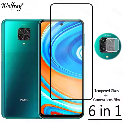 Full Cover Tempered Glass For Redmi Note 9 Pro Screen Protector Redmi Note 9 9S 8T 8 Pro Camera Glas