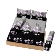 Seprai Motif Bunga Ukuran 200x200 180x200 160x200 120x200 Sarung Bantal 2 Guling 1 Bahan Katun Super