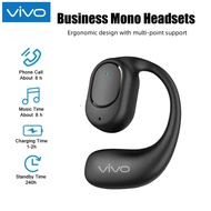 【HOT SALE】VIVO Wireless Earphone Bluetooth 5.2 Headphone Stereo Sweatproof Bass Earpiece Business Driving handsfree Mono Headset with Mic for Sports Office
