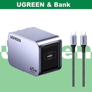 UGREEN  Nexode Pro 65W/45W USB C Charger Mini Foldable Fast Wall Charger Power Adapter