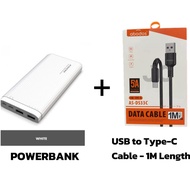 Pineng  Pineng PN-797PD 10000mAh 22.5W Fast Charge Powerbank Built in Cables Type-C & Fruit PN797