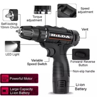 Terlaris Hilda Bor Baterai Cordless Drill Bor Cas Baterai Mesin Bor