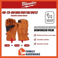 MILWAUKEE 48-73-0010D S 48-73-0011D M 48-73-0012 L Goatskin Leather Gloves Hand Glove Sarung Tangan 手套