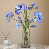 2-Fork Alice Iris Wedding Hall Floral Decoration Artificial Iris Orchid