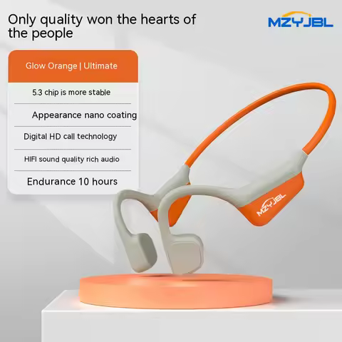 MZYJBL Bone Conduction Headphones TWS Wireless Headphone Bluetooth5.3 Neckband I18PRO HiFi Sound Ear