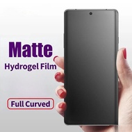 3Pcs Full Cover Matte Hydrogel Film For Huawei Mate 30 30E 20 10 9 X Lite Pro RS Porsche 5G Sceen Pr