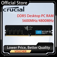 Crucial DDR5 Desktop Memory 16GB 32GB 5600MHz 4800MHz Crucial Computer Memory RAM DDR5 PC RAM DDR5 D
