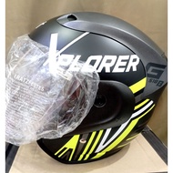 HELMET SIZE L 60MM WITH VISOR G518B HELMET XDOT XPLORER WITH VISOR NEW FEDIGN