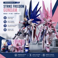 HG 1/144 Strike Freedom Gundam Rakitan Tanpa Gam Mainan Robot Hiasan Koleksi Hadiah Istimewa Lelaki 