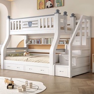【SG Sellers】Bunk Bed Frame Bunk Beds Loft Beds Wooden Bunk Beds Bunk Beds Multi-Functional Height Adjustable Beds Bed Frames With Storage Cabinets  High Low Bed Bunk Beds With Draw