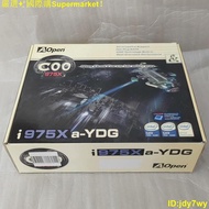 【嚴選特賣】Aopen i975Xa-YDG主板箱說全，成色全新。modt板皇，支持Yonah等移動版處理器，筆記本處理