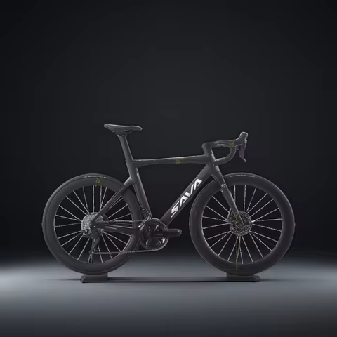 SAVA Aurora R7 Full Carbon Fiber E-Shift Road Bike 08 Windbreaker Frame Road Bike Race Racing with S
