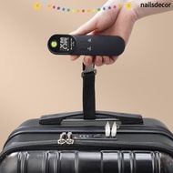 NAILSDECOR Luggage Scale, Electronic Plastic Travel Weighing Scale,  Portable Kg/Oz/Ib Mini Baggage 