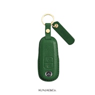 (Handmade จัดส่งใน 7-10 วัน) เคสกุญแจรถยนต์ MAZDA หนังซาฟเฟียโน Italian Saffiano Leather: Prada made