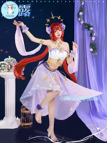 Game Genshin Impact Nilou Cosplay Costume Tivat Girl Group Halloween Outfits Women Clothing Nilou Wi