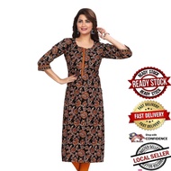 100% ORIGINAL READY STOCK Kurti Indian Women Kurtis Top Saree Sari Punjabi Suit Readymade Kurti  UD1