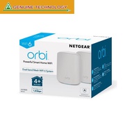 NETGEAR RBK352 Orbi Dual-Band WiFi 6 AX1800 Mesh System – 2Pack