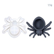 YYQ Resin Casting  Holder Silicone Mold Big Spiders Mirror Mold Suitable for Epoxy  Holder Family Table Decor