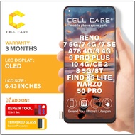 LCD Compatible For RENO 7 5G CPH2371 7 4G 7SE 5G 8 5G 8T REALM 9 PRO 10 NARZO 50 F21 PRO FIND X5 1PL