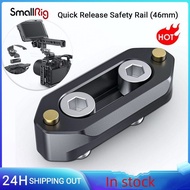 SmallRig Quick Release Safety Nato Rail 46mm With 1/4'' Screws For Nato Handle EVF Mount 4cm 1.57 In