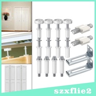 [Szxflie2] 16Pcs Bifold Door Hardware Bifold Door Bottom Metal Pin Closet