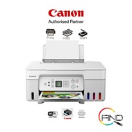 Canon PIXMA G3770 AIO A4 Printer (White) Print/Scan/Copy Wireless Refillable Ink Tank Printer with L