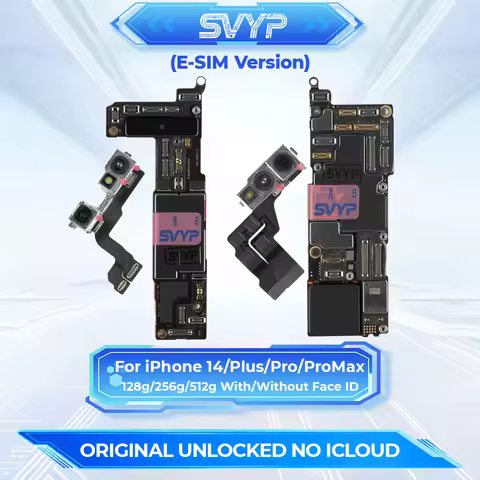For iPhone 14 Pro Max Motherboard 128g/256g/512g With Face ID No iCould And Unlocked Fully Tested E-
