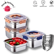 316 Stainless Steel Food Storage Container with Airtight Lid to Keep Food Fresh01800ml Airtight Cont