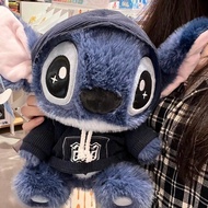 35cm -80cm Stitch 626 Stuff Toy Stitch Bib Pants Sweatshirts Plush Dolls The Birthday Gift