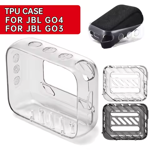 TPU Cover Case Anti-Drop Carrying Skin Sleeve Bag Transparent Non-Yellowing Travel Protective Cover 