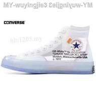 【sports shoes】 【35-45】Off- White x Converse ChuckTaylor All Star 1970s Original Converse Men-Women Sports Shoes High Tops Kasut Sukan