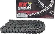 EK 520SR-X2 Motorcycle Chain, Steel, 3.1 gal (142 L), MLJ (Rivet Joint) QX Ring Seal