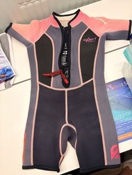 兒童AQUASPORT3.5mm wet suit潛水保暖泳衣
