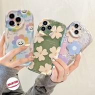 SOFTCASE SILICON CASING MELTING CLEAR SHOCKPROOF FLOWER FOR OPPO A1 A98 A1K A3S A5S A11K A12 A7 A15 