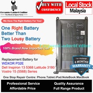 Replacement Notebook Battery WDXOR for Dell Inspiron 13 5368 Latitude 3180  Vostro 15 5568 Series 42