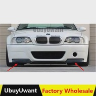 On sale Car Front Bumper Splitters Diffuser Spoiler Splitter Lip Guard Lip For BMW E46 1999-2006 200