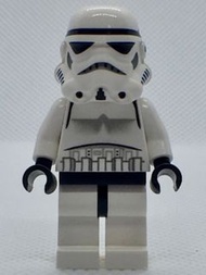 Lego Star War 星球大戰 10188 - SW0188 Imperial Stormtrooper - Black Head, Dotted Mouth Helmet - 人仔連底板/展示