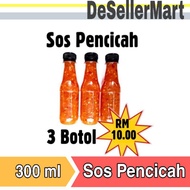 🎀 4 BOTOL RM 10 GERENTI SEDAP/Sos Pencicah Ayam/ Keropok/Sos lokching/Sos Popia /Sos pencicah pedas/